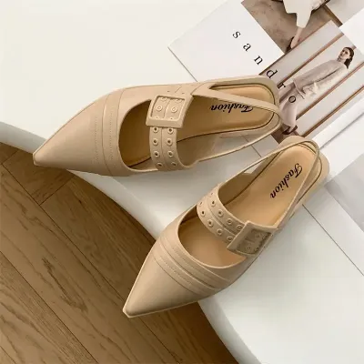 SUMMER POINTED FLAT SANDALS